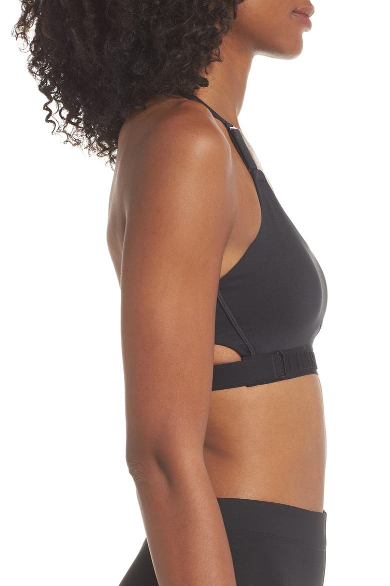 Infinity Dri-FIT Sports Bra, Alternate, color, BLACK/ BLACK/ WHITE