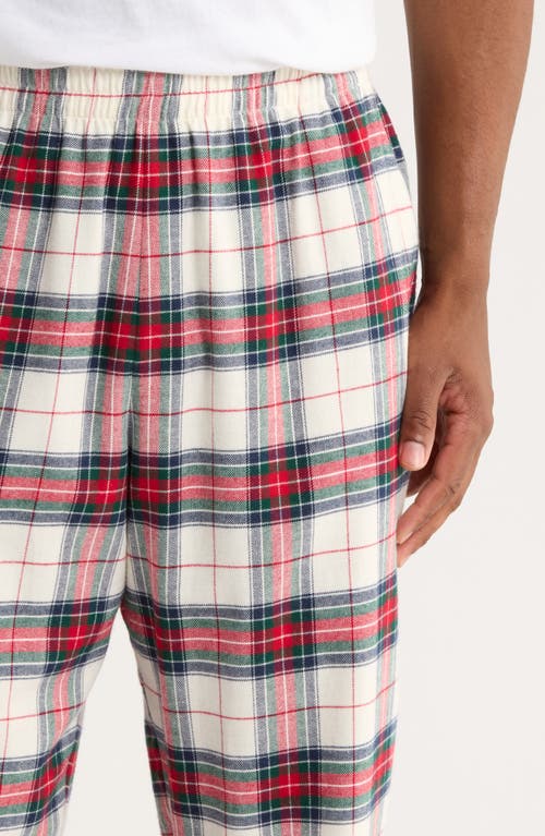 Eberjey Plaid Cotton Flannel Pajamas In Red