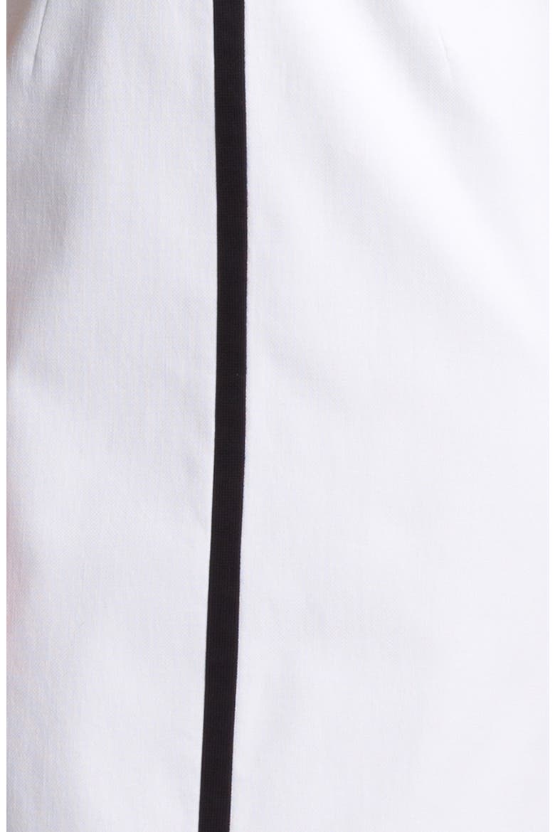Colorblock Sheath Dress, Alternate, color, WHITE/ BLACK/ KHAKI