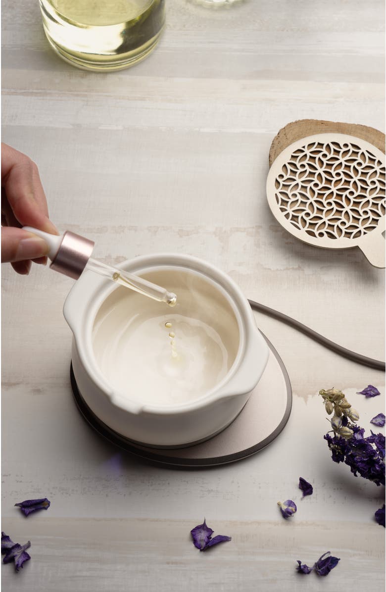 OHOM INC Jun Self-heating Diffuser Set, Alternate, color, Jasmine White