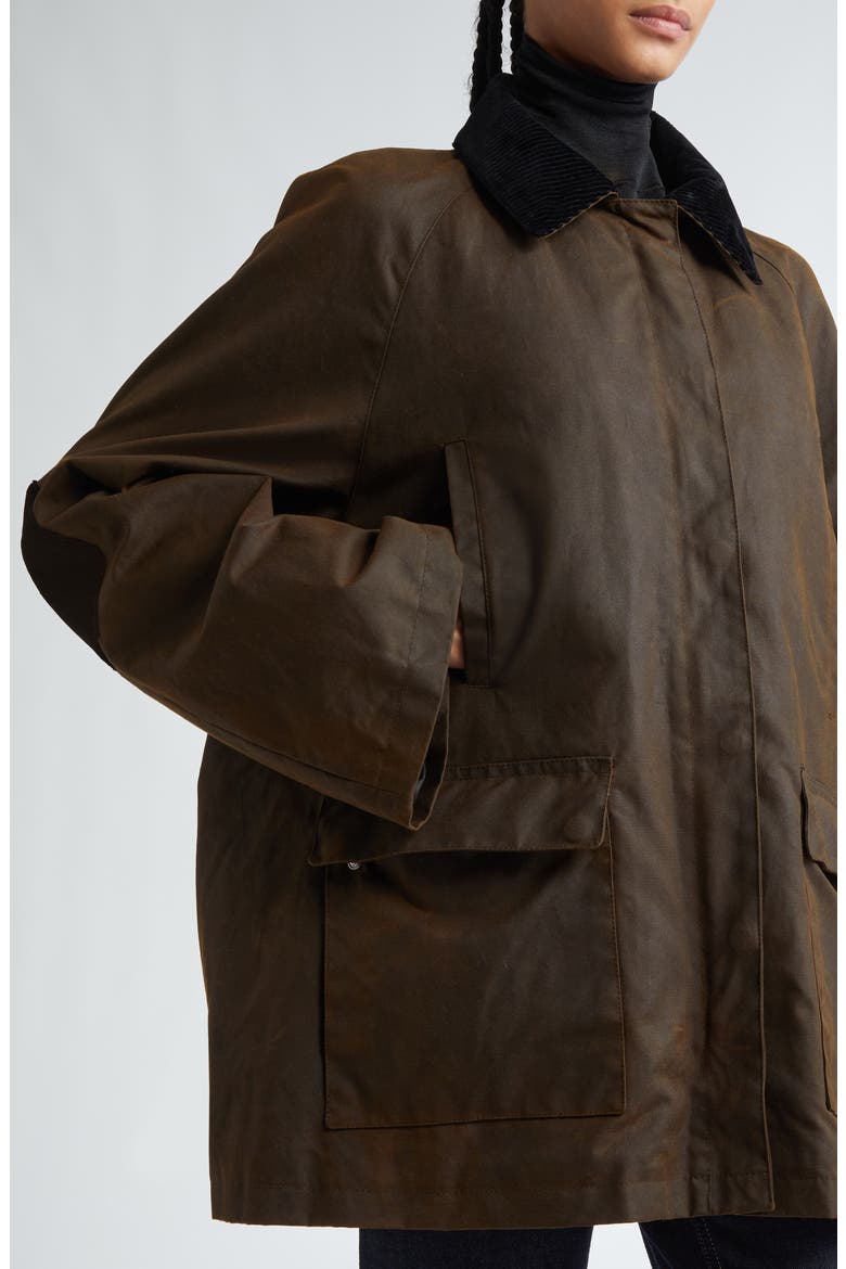 Country Waxed Organic Cotton Jacket, Alternate, color, BARK