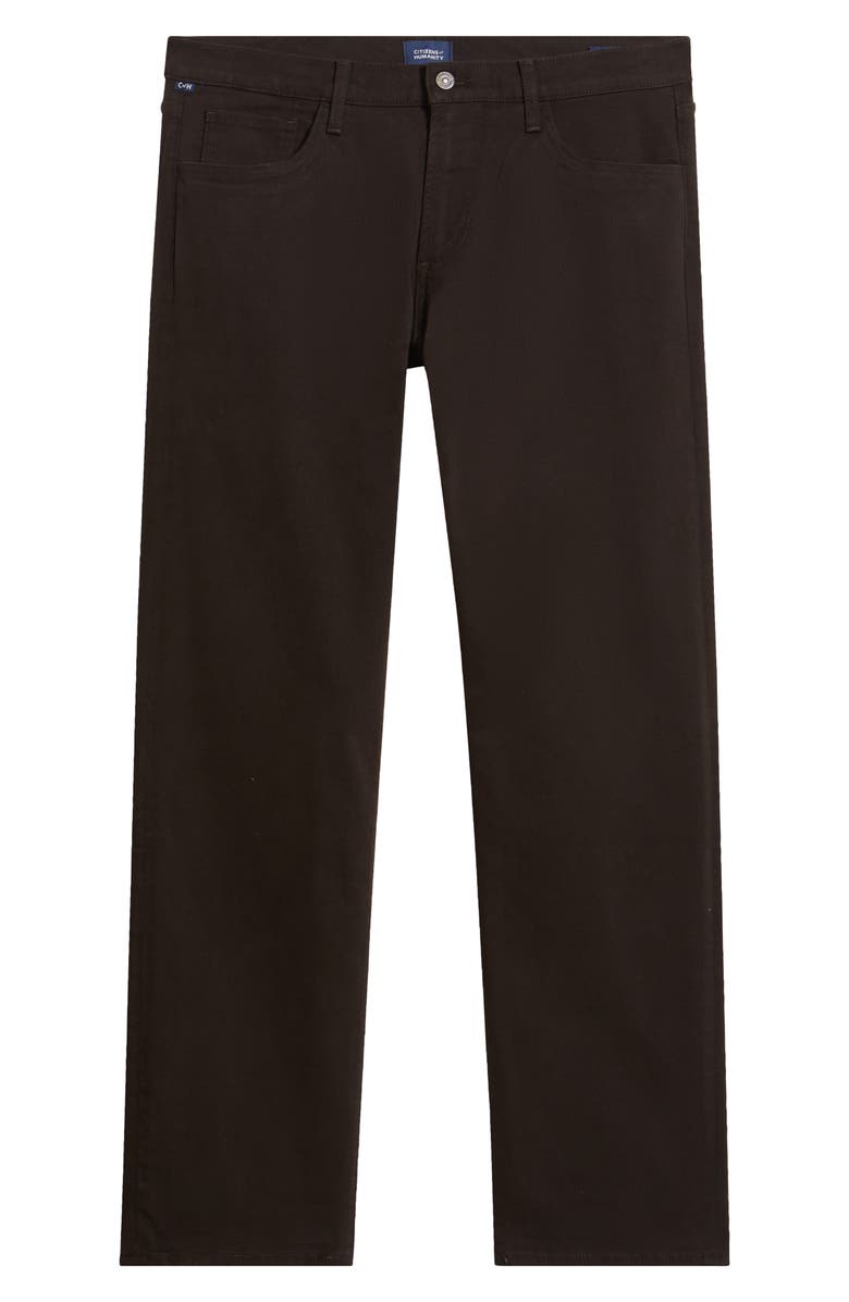 Citizens of Humanity Elijah Relaxed Straight Leg Twill Pants, Alternate, color, Toast Dark Brown