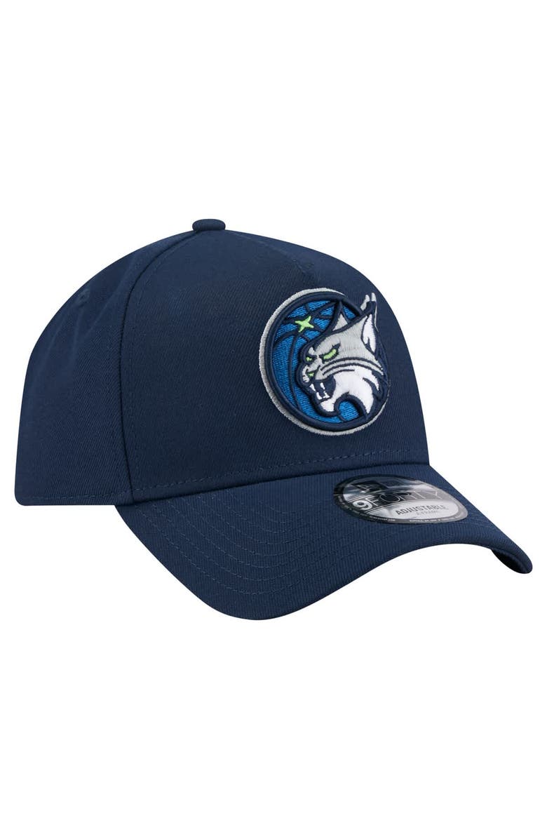 New Era Men's New Era Navy Minnesota Lynx Core Logo A-Frame 9FORTY Adjustable Hat, Alternate, color, Navy