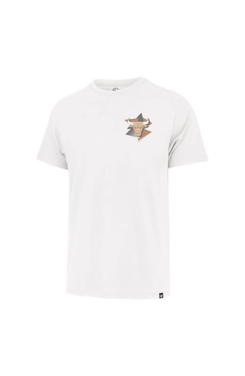 '47 Men's '47  White Chicago Bulls City Edition Backboard T-Shirt, Alternate, color, White