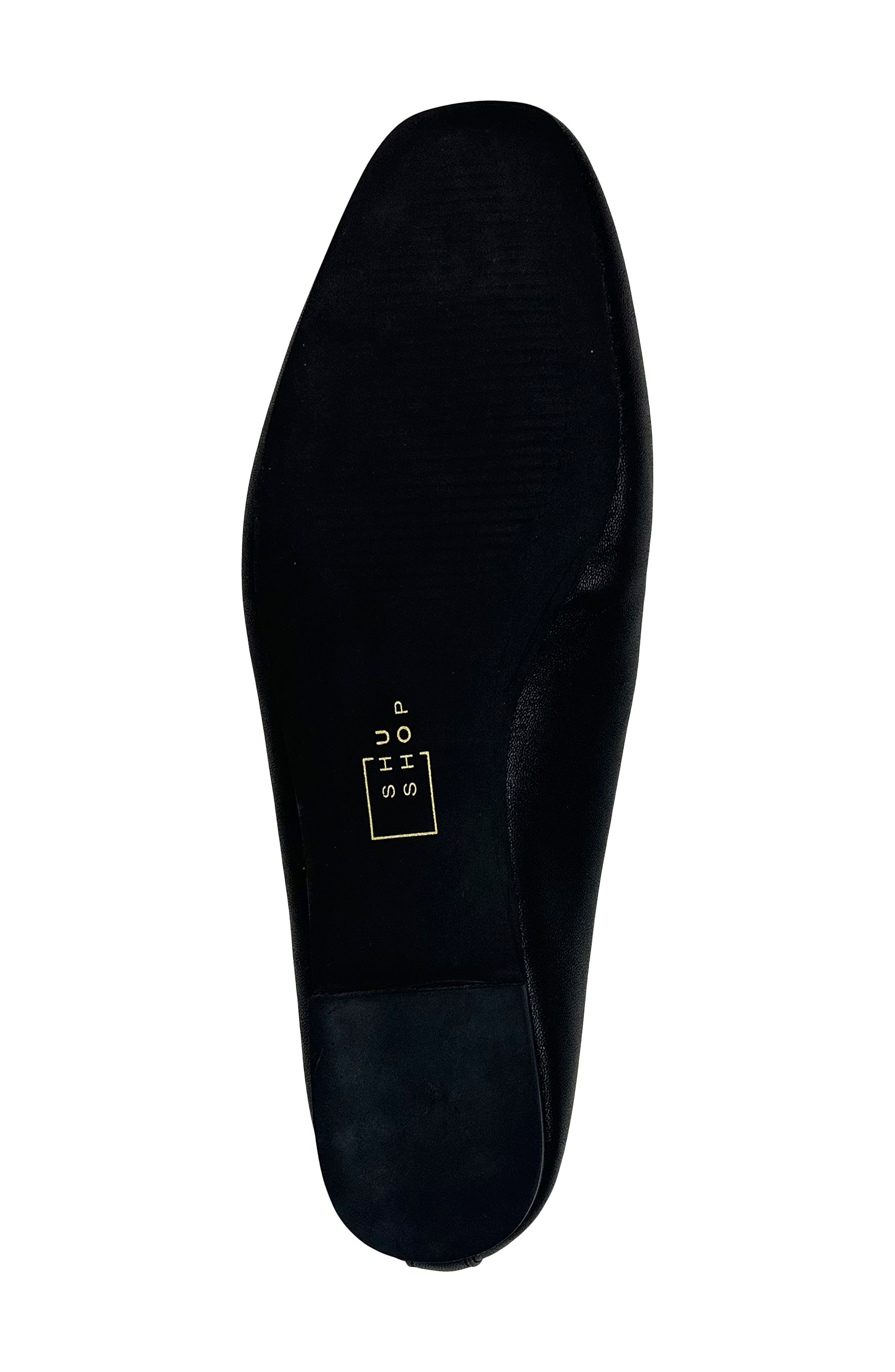 SHUSHOP April Mary Jane Flat, Alternate, color, Black
