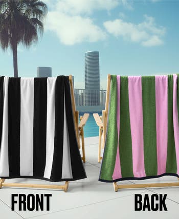 Stripe Cotton Beach Towel