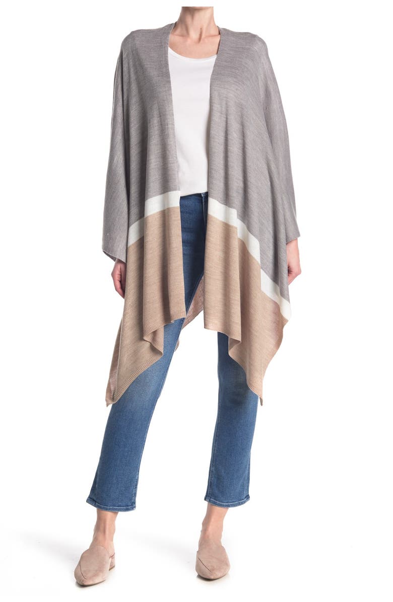 Calvin Klein Colorblock Shawl, Main, color, 