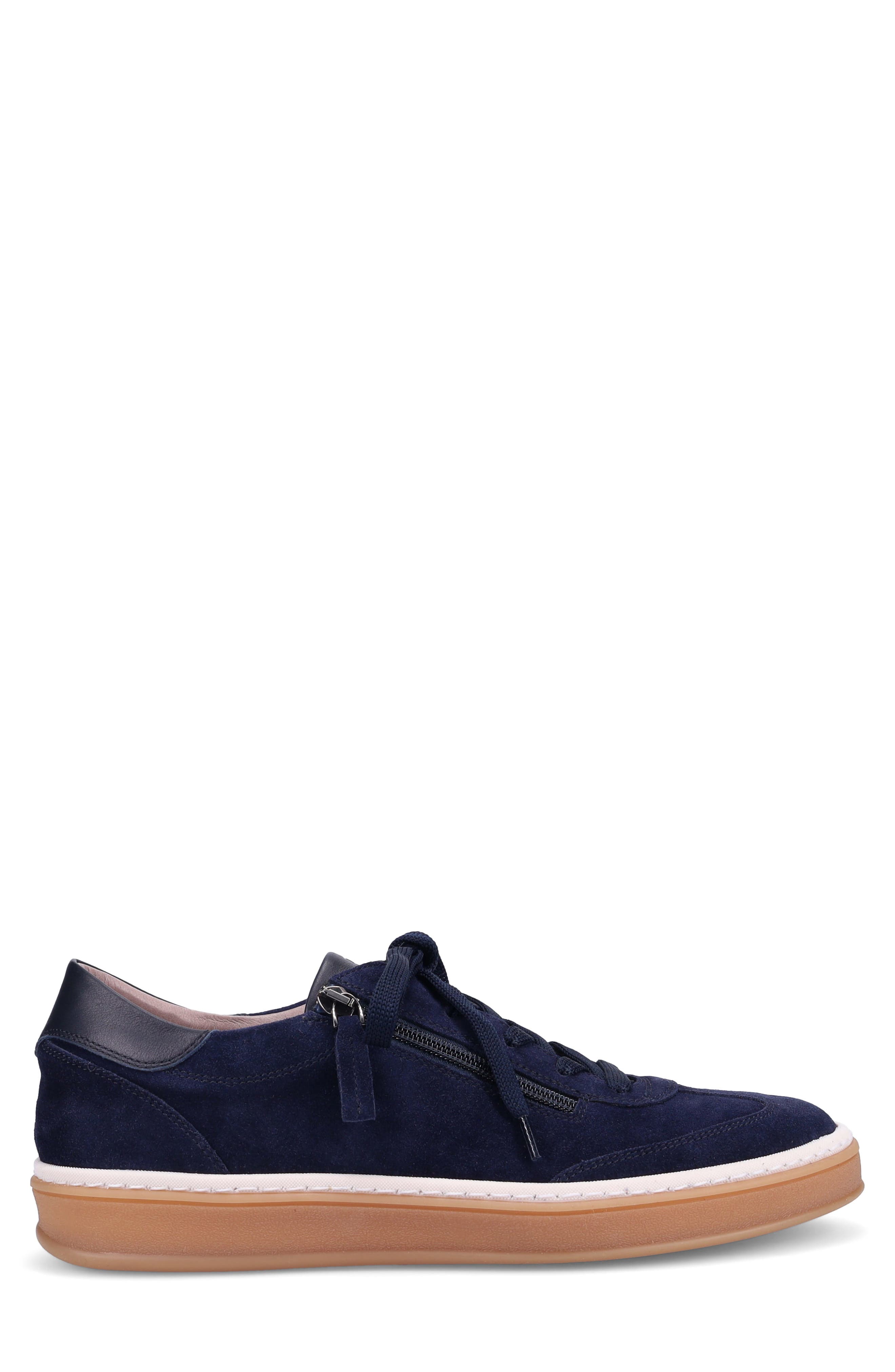 Ilya Weatherproof Suede Sneaker, Alternate, color, DARK JEANS