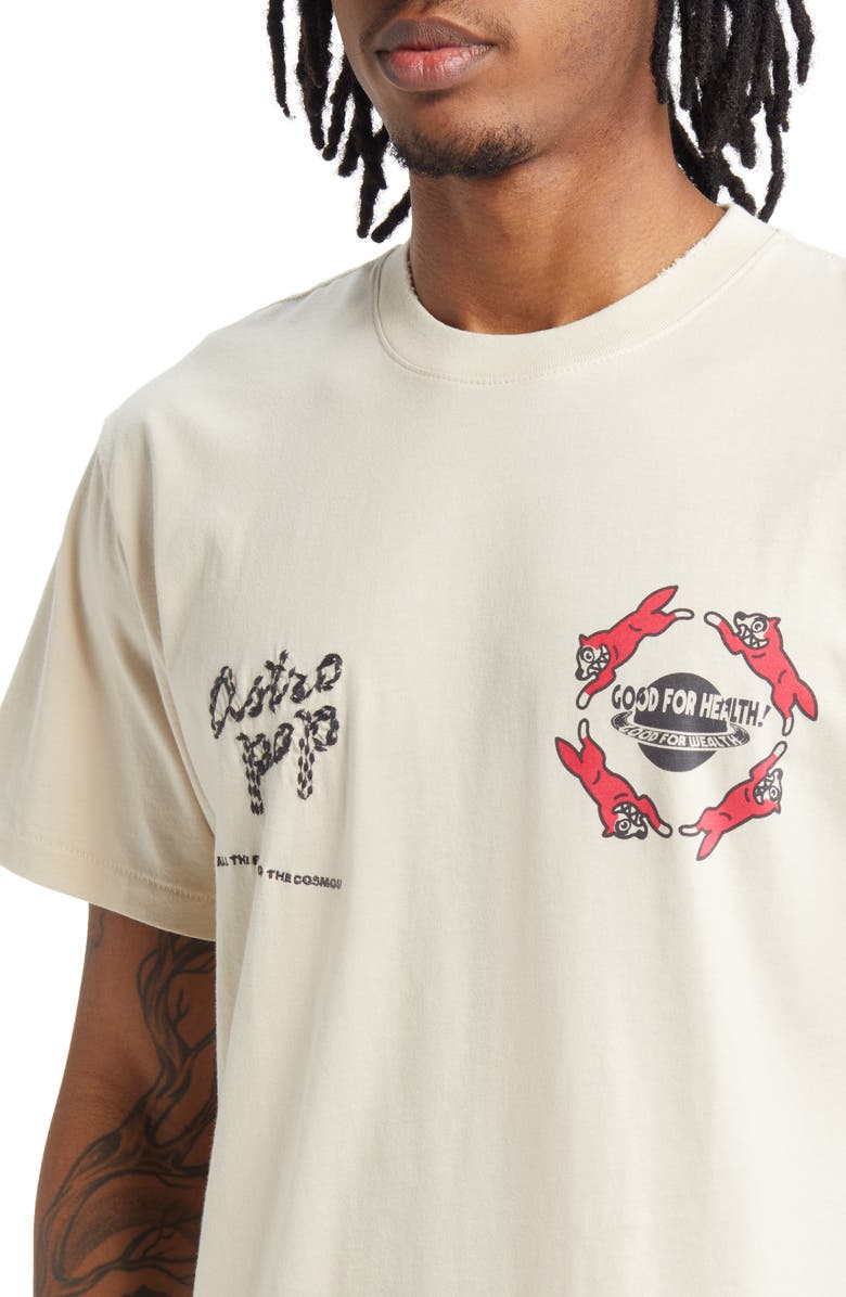 ICECREAM Zoom Embroidered Graphic T-Shirt, Alternate, color, Fog