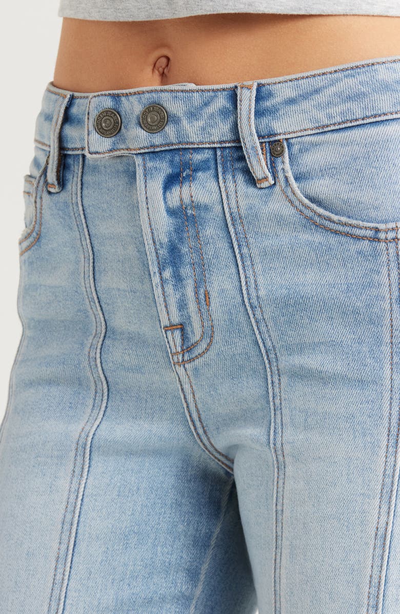 HIDDEN JEANS Seamed Flare Jeans, Alternate, color, 