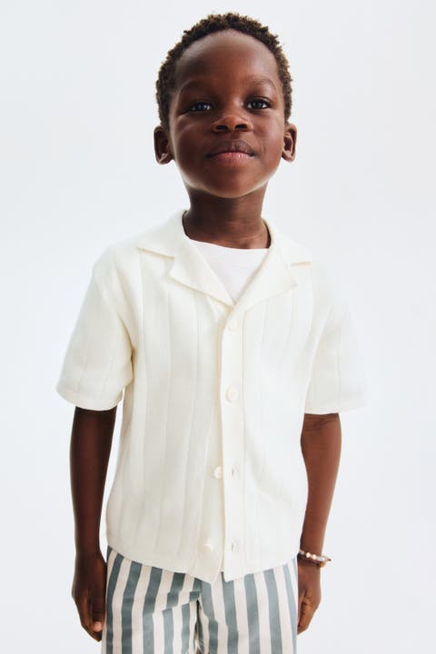 Fine-knit Cotton Resort Shirt