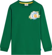Scotch & Soda Kids' Graphic Relaxed Fit Long Sleeve T-Shirt