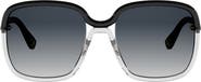 DIOR TwinColors 56mm Gradient Square Sunglasses