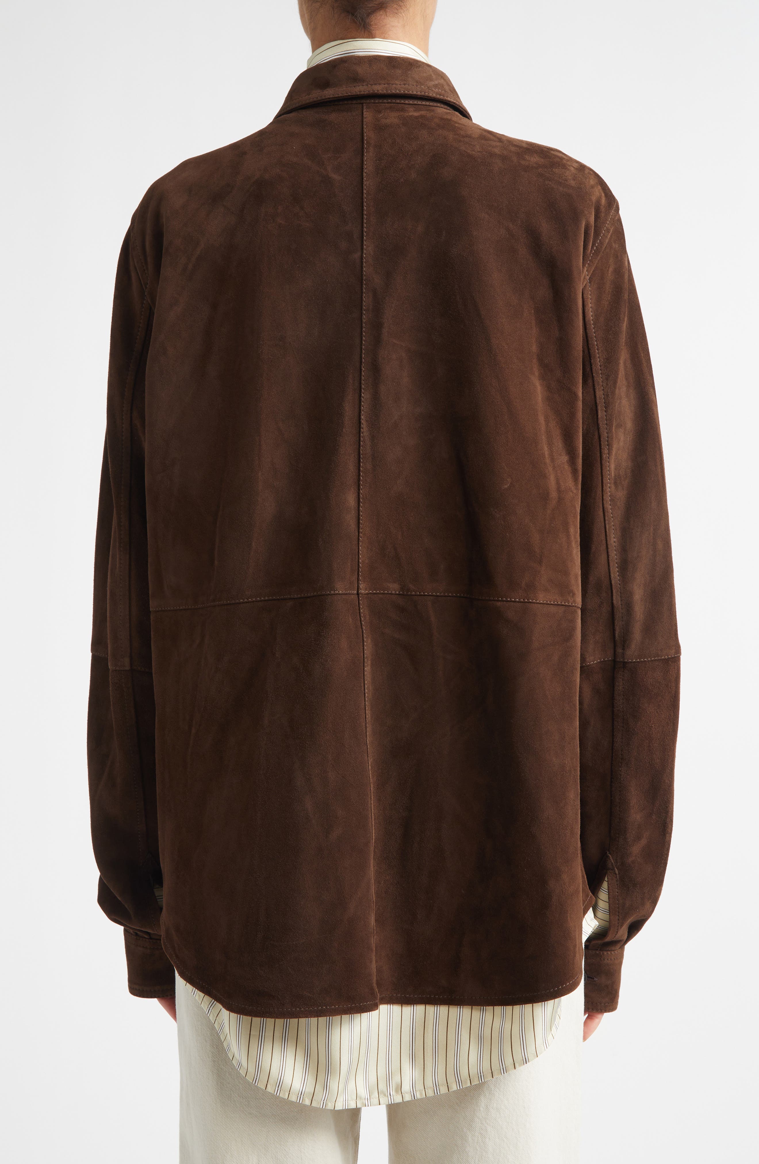 Soft Suede Overshirt - image 2