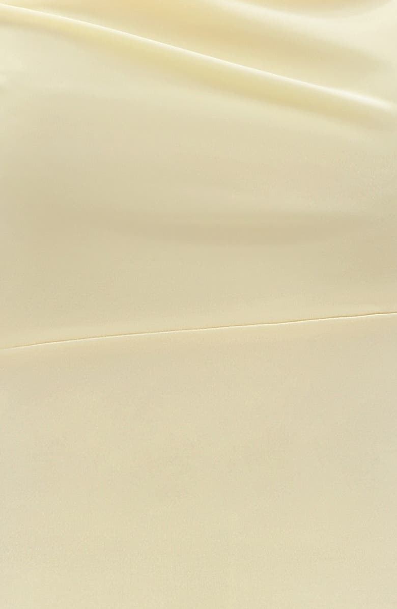 Mistress Rocks One-Shoulder Crop Top, Alternate, color, Creme Brulee