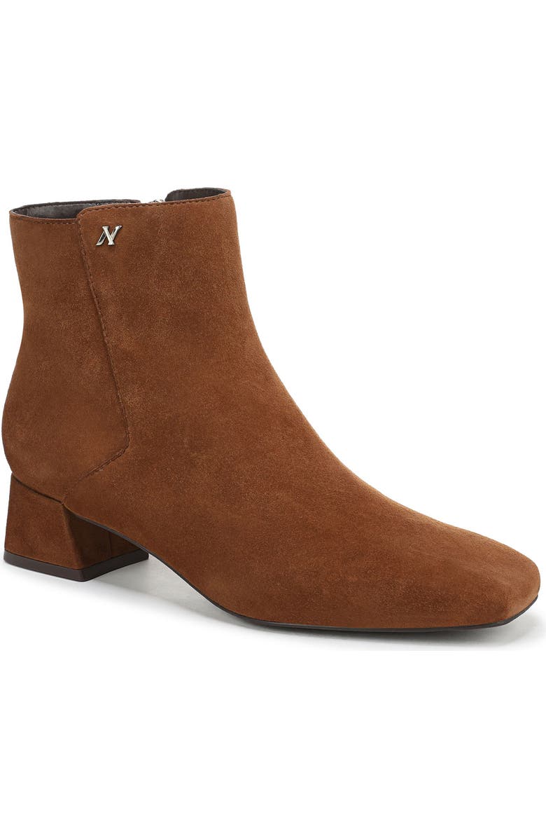 Naturalizer Jada Bootie, Main, color, Dark Chestnut Brown