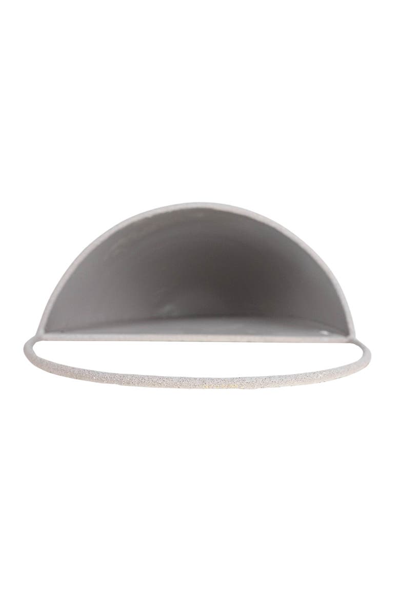Textured Wall Pocket Gray Metal, Alternate, color, Gray
