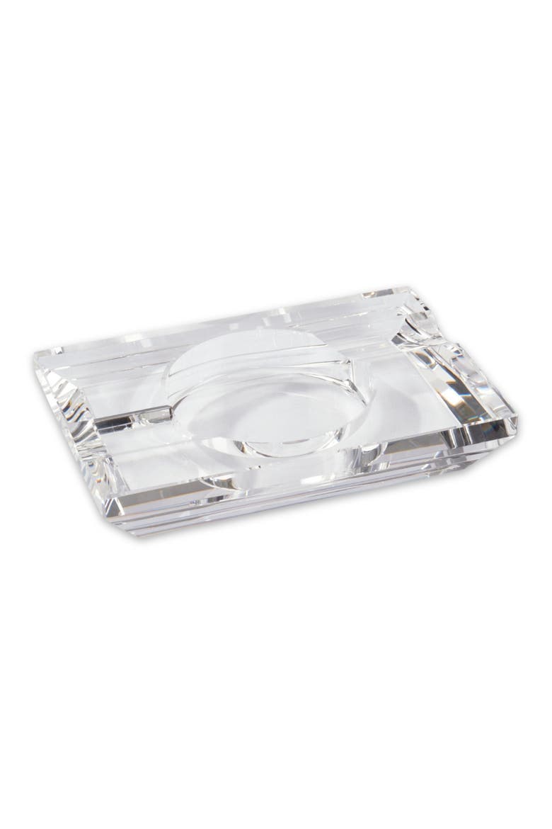 Ares Crystal Ashtray, Main, color, CLEAR