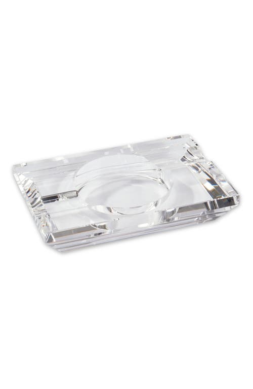 Bey-Berk Ares Crystal Ashtray in Clear 