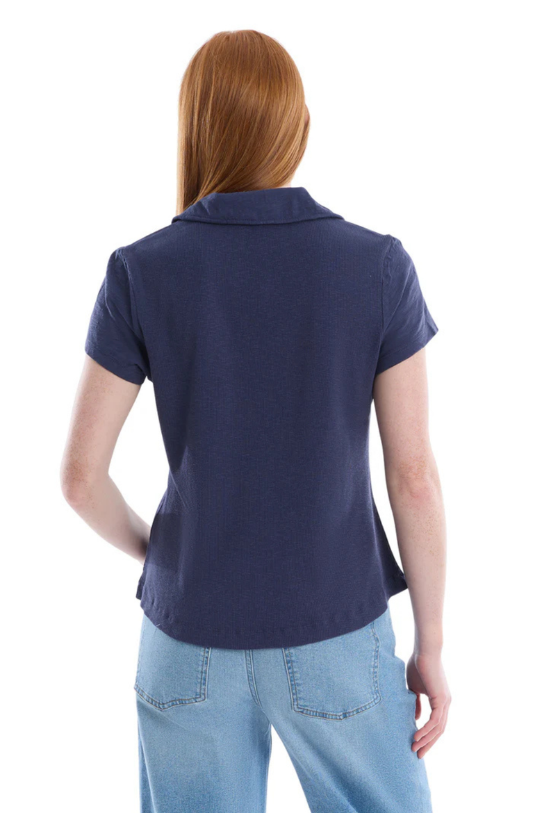 Short Sleeve Polo Tee, Alternate, color, Naval Academy