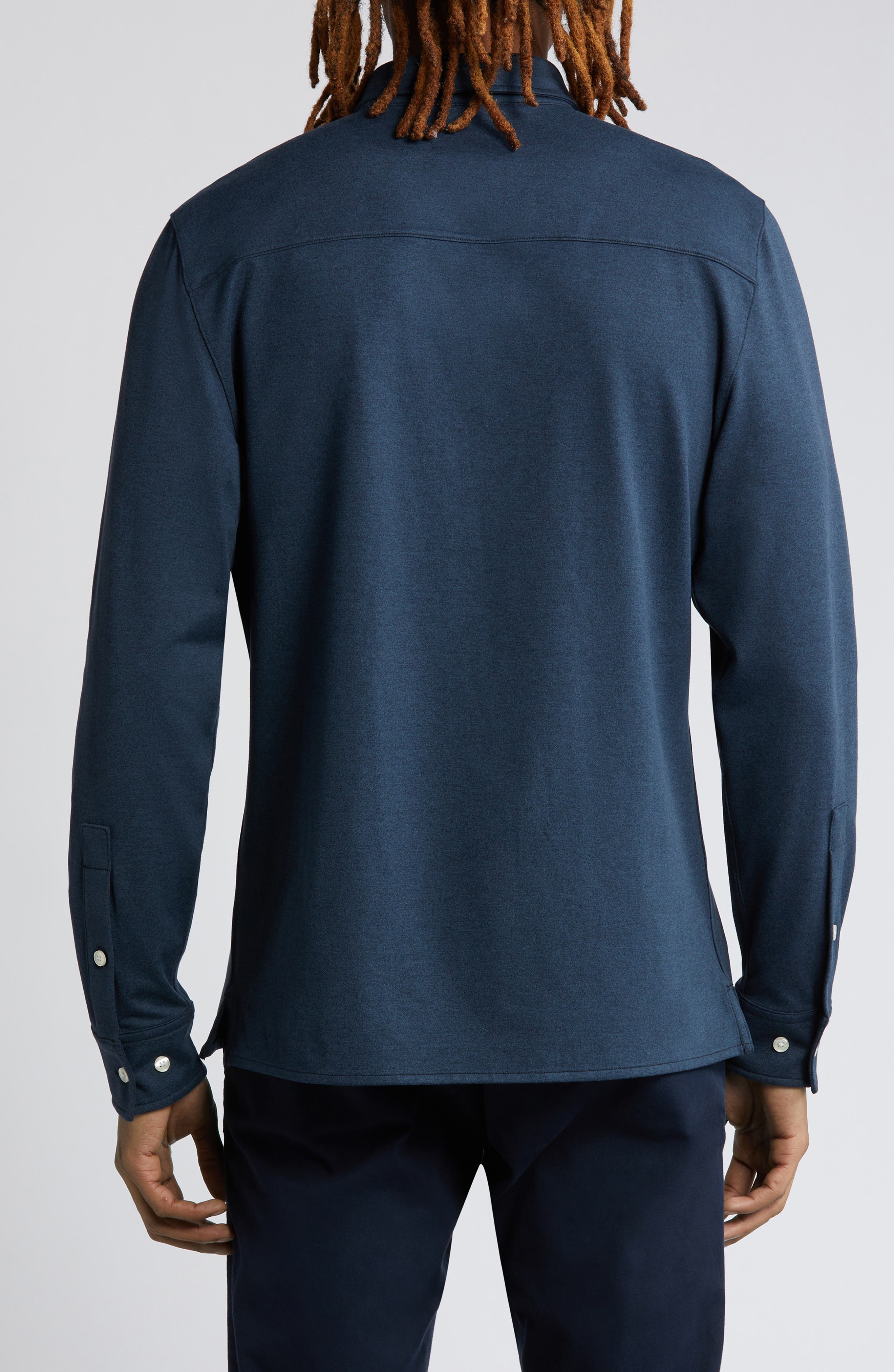 WFH Knit Button-Up Shirt - image 4
