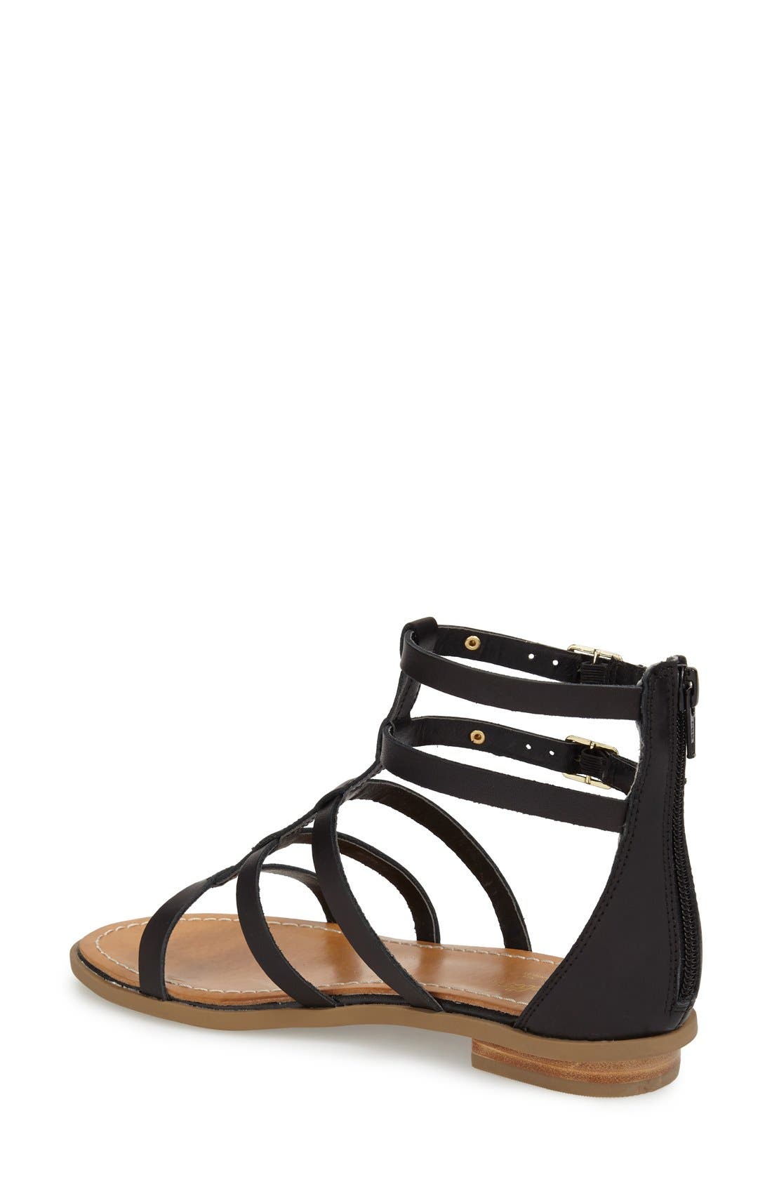Seychelles 'Peachy' Gladiator Flat Sandal, Alternate, color, 
