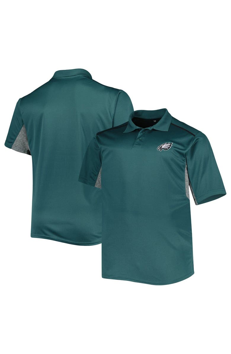 PROFILE Men's Midnight Green Philadelphia Eagles Big & Tall Team Color Polo, Main, color, Teal