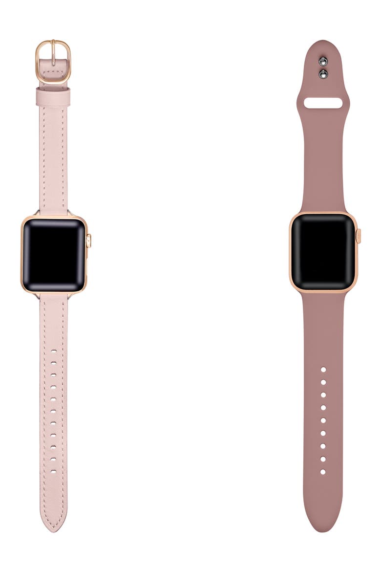 Assorted 2-Pack Apple Watch® Watchbands, Alternate, color, LIGHT PINK / ROSE