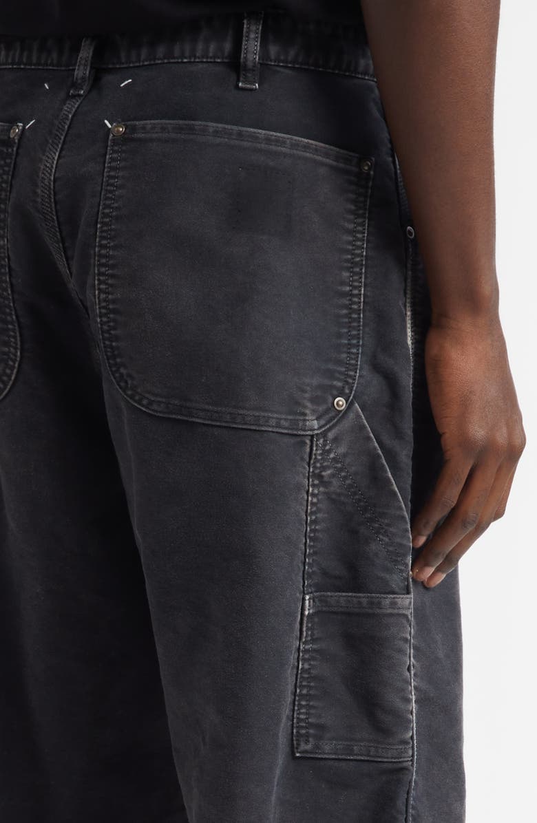 Maison Margiela Straight Leg Carpenter Jeans, Alternate, color, Marbr Black