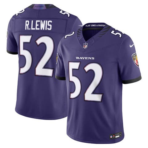 Men's Nike Ray Lewis Purple Baltimore Ravens Vapor F.U.S.E. Stitched Retired Limited Jersey