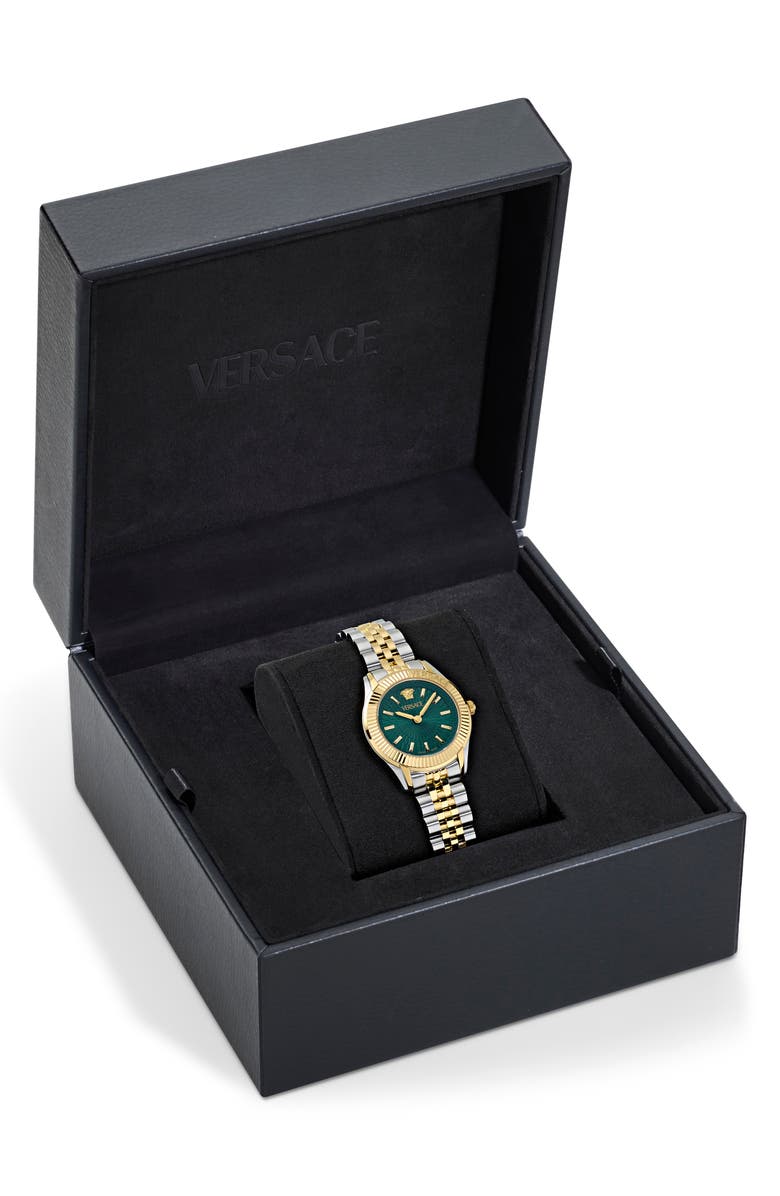 Versace Petite Greca Time Bracelet Watch, 30mm, Alternate, color, 