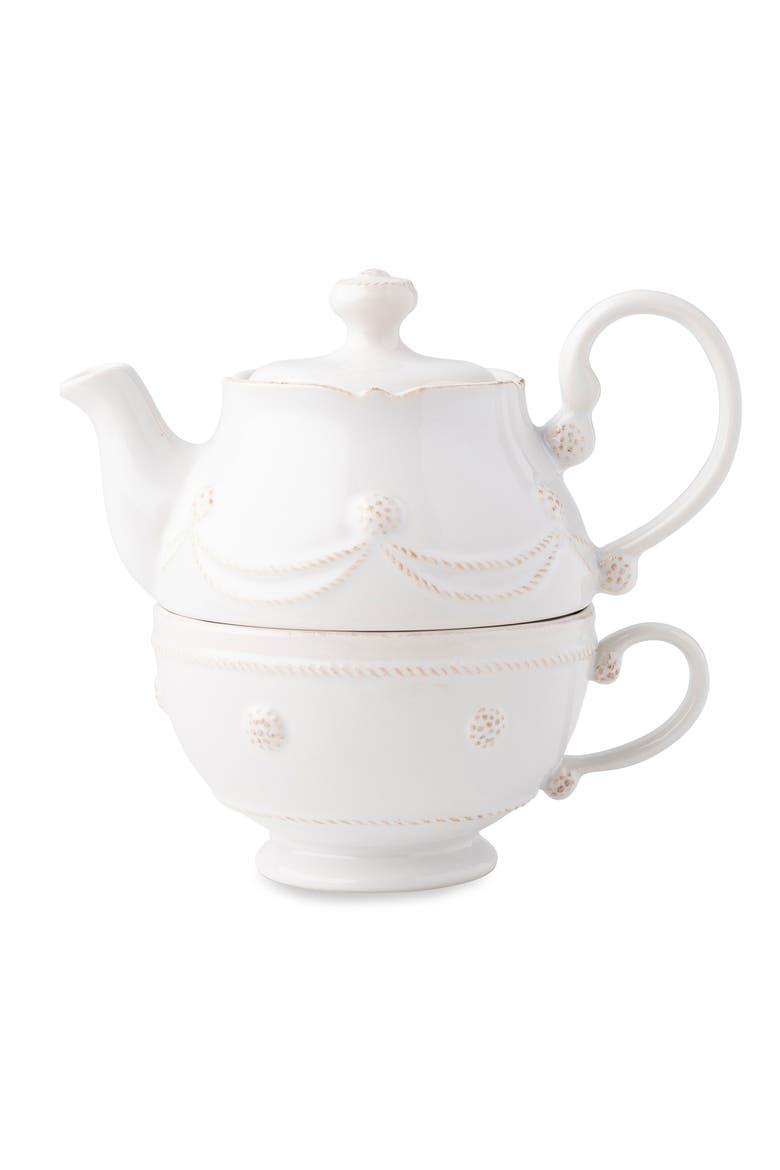 Berry & Thread Tea for One Set, Alternate, color, WHITEWASH