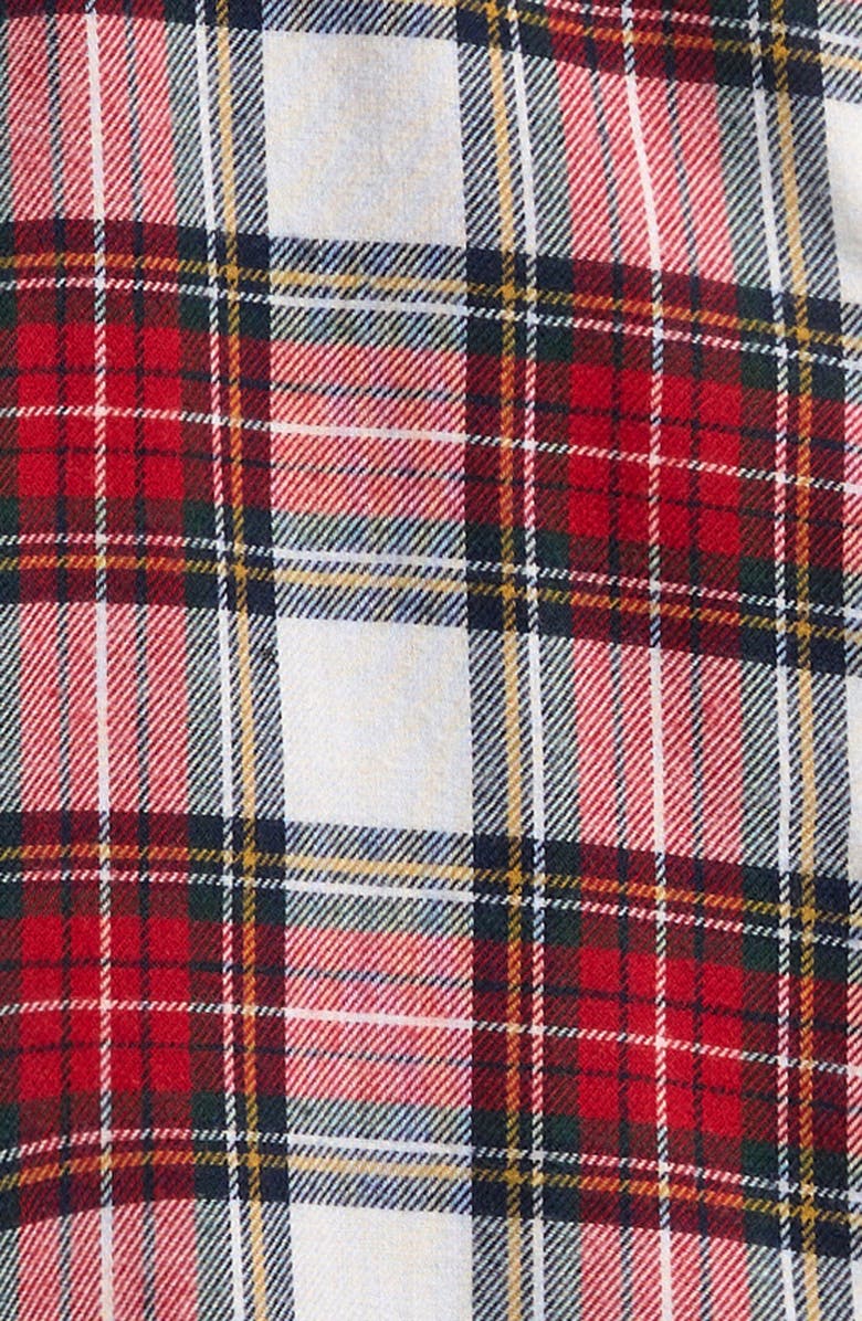 Petit Lem Kids' Tartan Plaid Flannel Nightgown, Alternate, color, Red