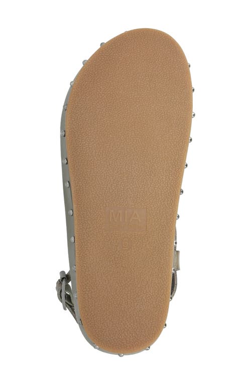 Mia Zurie Slingback Sandal In Khaki
