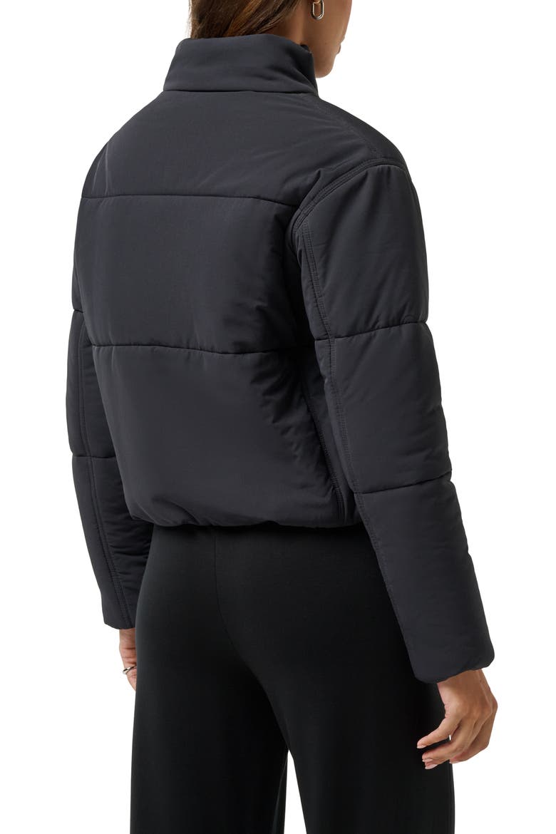 Mont Blanc 3.0 Quilted Crop Puffer Jacket, Alternate, color, BLACK