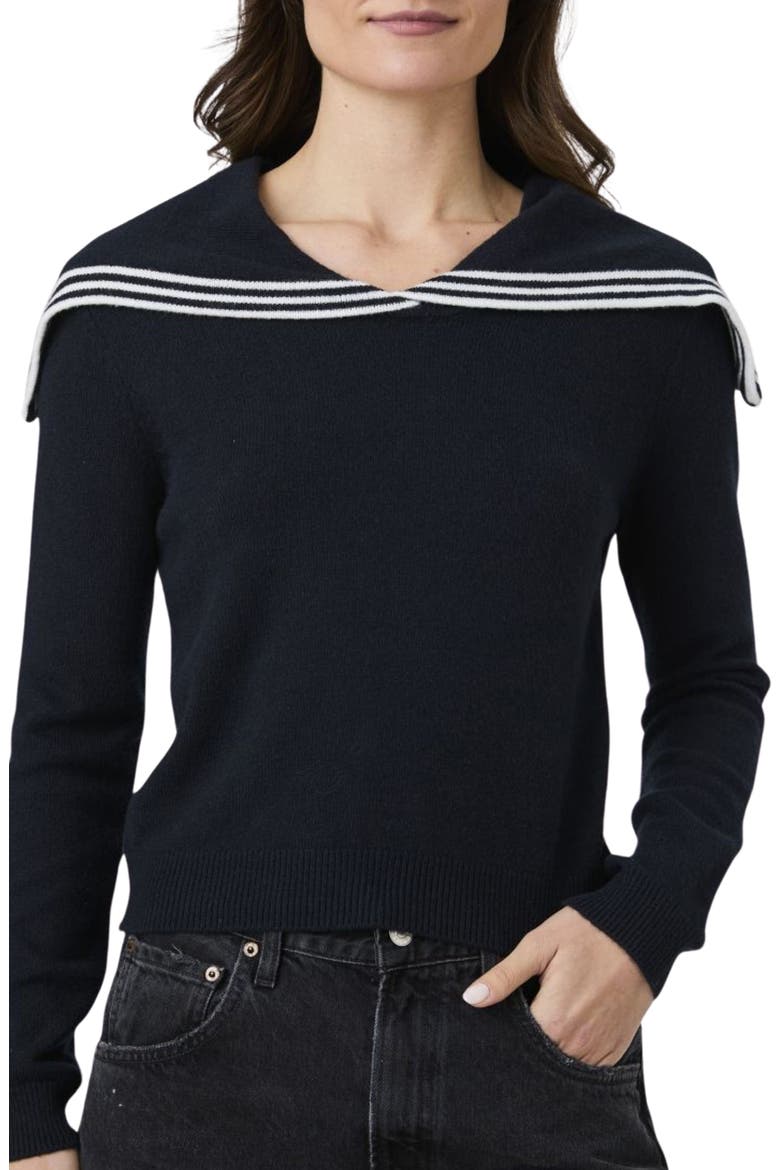 Sailor Sweater, Main, color, NAVY/ WHITE