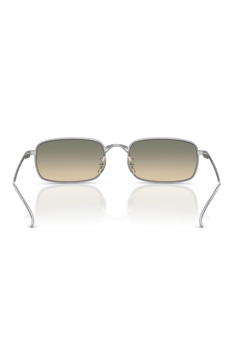 TK-14 53mm Rectangular Sunglasses, Alternate, color, SILVER / ENOKI GRADIENT