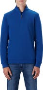 Bugatchi Reversible Knit Quarter Zip Pullover