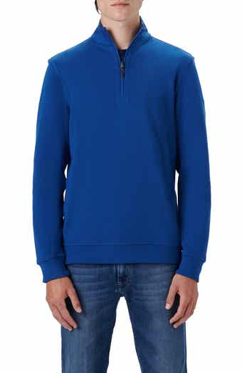 Bugatchi Reversible Knit Quarter Zip Pullover