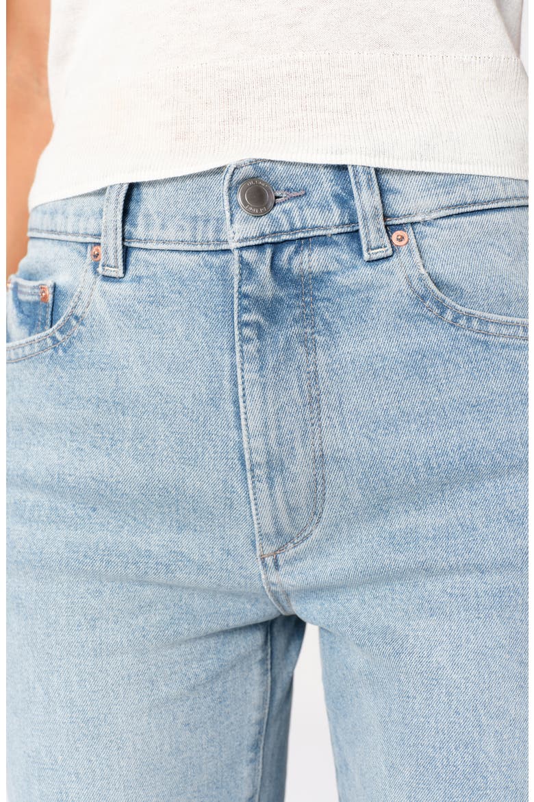 Patti High Waist Ankle Straight Leg Jeans, Alternate, color, ARUBA CUFFED VINTAGE