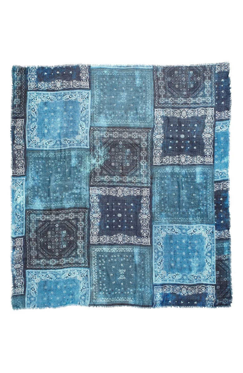 Treasure & Bond Patched Bandana Scarf, Alternate, color,