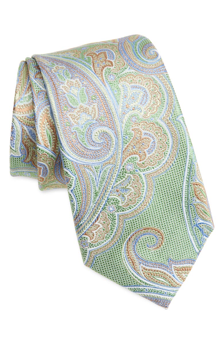 Nordstrom Paisley Silk Jacquard Tie, Main, color, 