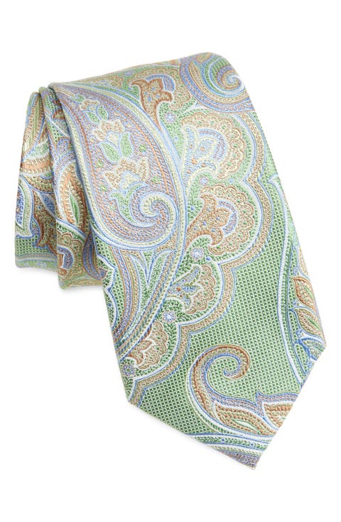 Paisley Silk Jacquard Tie