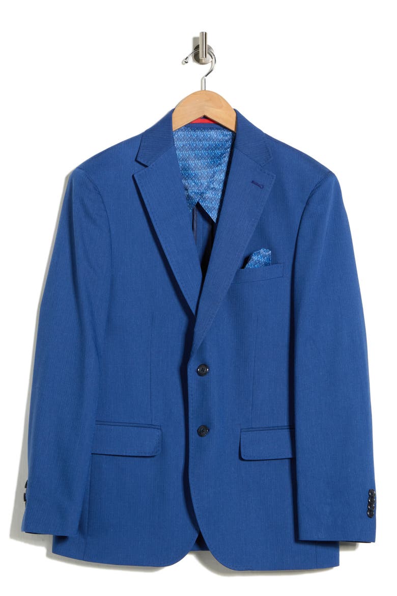 Herringbone Sport Coat, Alternate, color, BLUE