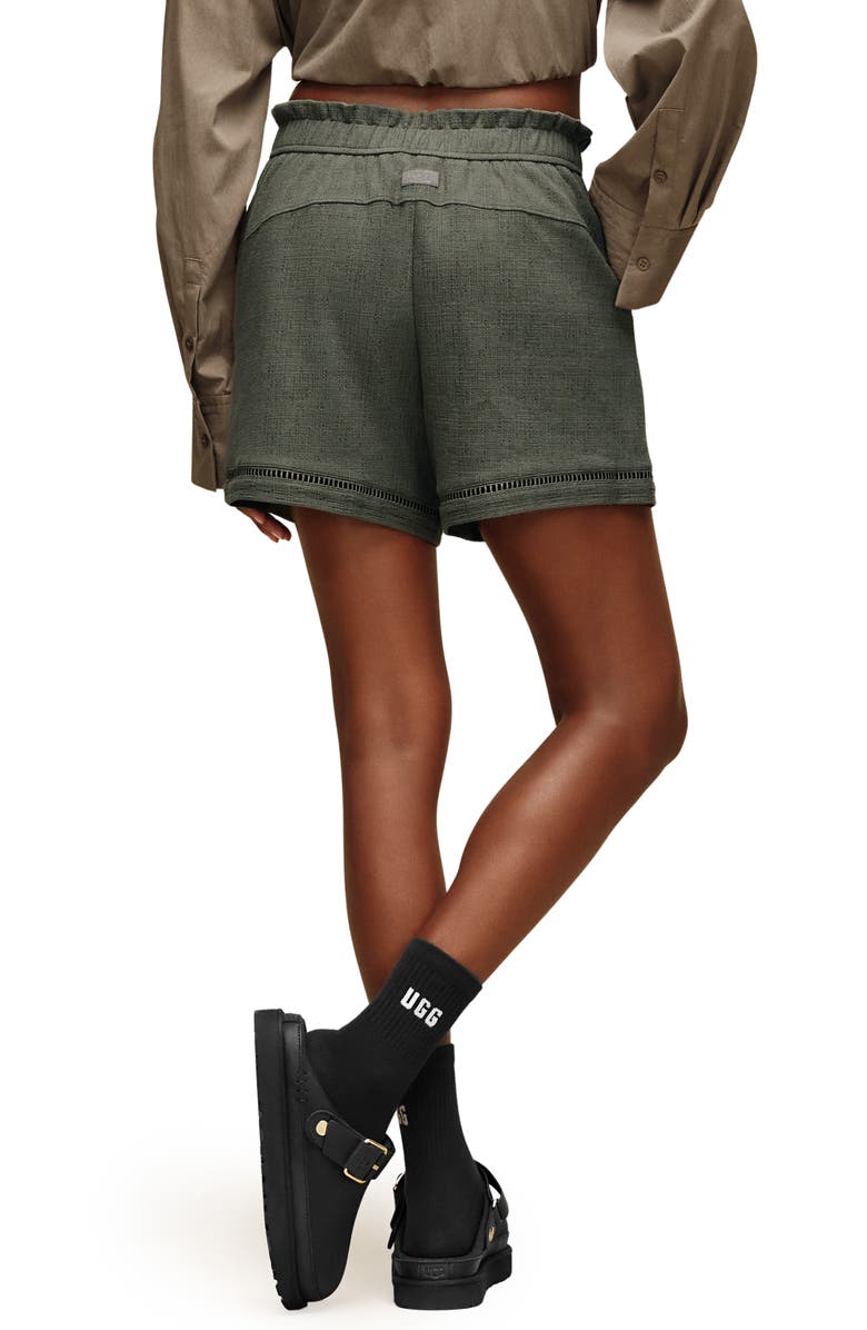 UGG<sup>®</sup> Frynn Shorts, Alternate, color, Green Grey