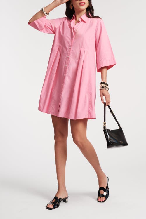 Shop Frances Valentine Isla Shirtdress In Pink