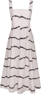 The Lulo Project Sea Stretch Cotton Midi Dress