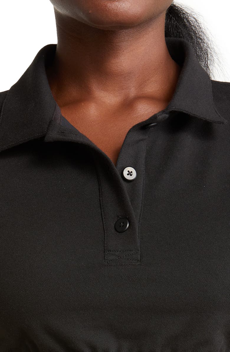 Alo Prestige Crop Polo Shirt, Alternate, color,