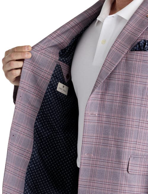 Oak Hill By Dxl Big & Tall  Springtime Windowpane Sport Coat