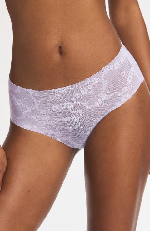No-Show Lace Hipster Briefs (Regular & Plus)